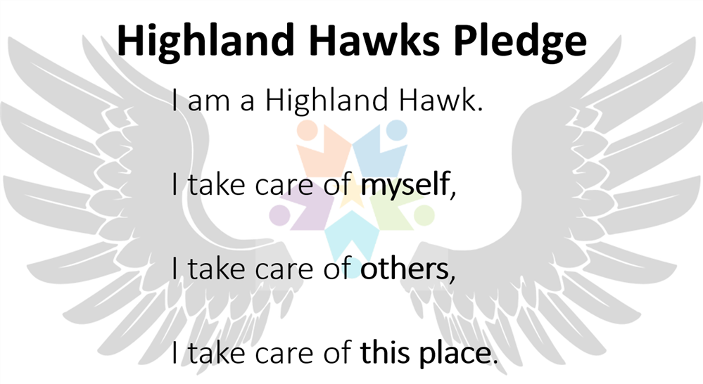 Highland Hawks Pledge